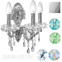 Бра (crystal AB, lt peridot, ant green) Donolux Divo A3.120/1AB/2/3