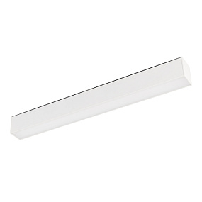 Светильник для магнитных треков Arlight MAG-FLAT-45-L405-12W Warm3000 (WH, 100 deg, 24V) 