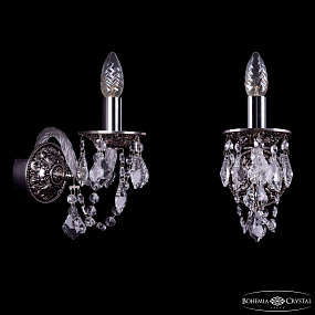 Бра хрустальное Bohemia IVELE Crystal 1610/1/NB/Leafs