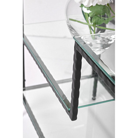 Кованый металлический консольный столик AllConsoles  1011-CB loft clear