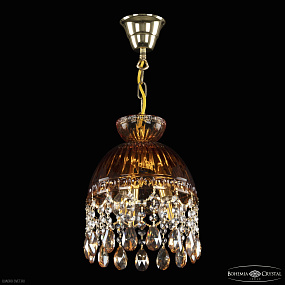 Хрустальный подвесной светильник Bohemia IVELE Crystal 5478/22 G Amber/M-1G K721