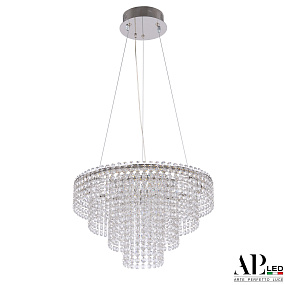 Хрустальная подвесная светодиодная люстра APL LED Sicilia SH13.40.C.Ni.4000