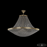Большая хрустальная люстра Bohemia IVELE Crystal 19323/H1/100IV Pa