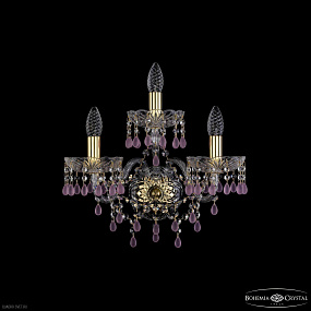 Бра с хрусталем Bohemia IVELE Crystal 1410B/2+1/160/XL G V7010