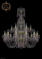 Большая хрустальная люстра Bohemia Art Classic 11.24.12+6.300.2d.XL-95.Gd.V7010