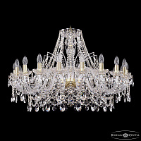 Хрустальная подвесная люстра Bohemia IVELE Crystal 1411/20/360/G