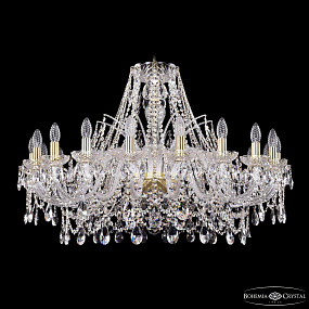 Хрустальная подвесная люстра Bohemia IVELE Crystal 1411/20/360/G