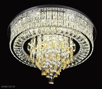Хрустальная потолочная светодиодная люстра Lumina Deco Terra DDС 6899-500