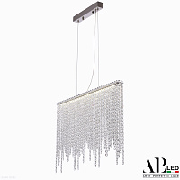 Хрустальная подвесная светодиодная люстра APL LED Sicilia SH06.50.B.Ni.4000