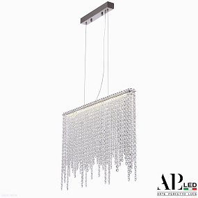 Хрустальная подвесная светодиодная люстра APL LED Sicilia SH06.50.B.Ni.4000