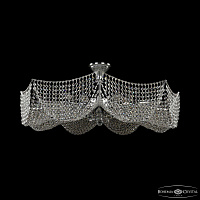 Большая хрустальная люстра Bohemia IVELE Crystal 77081/95 Ni