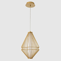 Подвесной светодиодный светильник Crystal Lux CUADRA SP18W LED GOLD