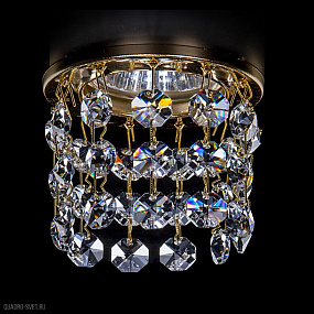 Встраиваемый хрустальный светильник ArtGlass SPOT 82 CE