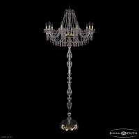 Торшер с хрусталем Bohemia IVELE Crystal 1410T1/10/300-210 G V7010