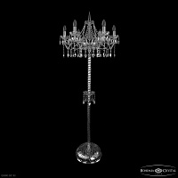 Хрустальный торшер Bohemia IVELE Crystal 1413T2/6/200-160 Ni
