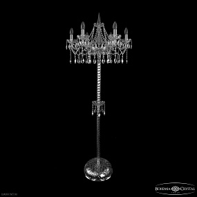 Хрустальный торшер Bohemia IVELE Crystal 1413T2/6/200-160 Ni