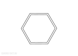 Подвесной светодиодный светильник 114Вт 3000K Donolux Hex DL18516S031B114