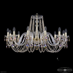 Большая хрустальная люстра Bohemia IVELE Crystal 1402/12/360 G R801