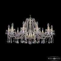 Хрустальная подвесная люстра Bohemia IVELE Crystal 1413/12/360/G