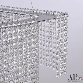 Хрустальная подвесная светодиодная люстра APL LED Sicilia SH05.74.C.Ni.4000