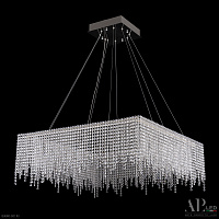 Большая хрустальная светодиодная люстра APL LED Sicilia SH04.86.B.Ni.4000