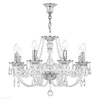 Хрустальная подвесная люстра Bohemia IVELE Crystal 1601/8/195 NW