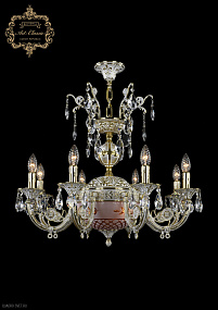 Хрустальная подвесная люстра Bohemia Art Classic 31.22.8.KR175SP.250IT.GW.Sp.Amber.White.1B