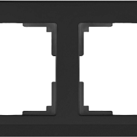 Рамка на 4 поста (черный) Werkel WL04-Frame-04-black