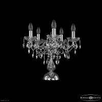 Хрустальная настольная лампа Bohemia IVELE Crystal 1415L/5/141-39 Ni