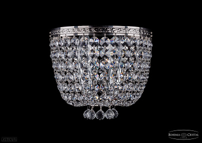 Бра хрустальное Bohemia IVELE Crystal 1928/2W/Ni
