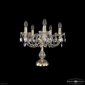 Настольная лампа с хрусталем Bohemia IVELE Crystal 1402L/5/141-39 G