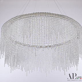 Большая хрустальная светодиодная люстра APL LED Sicilia SH02.93.D.Ni.4000