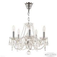 Хрустальная подвесная люстра Bohemia IVELE Crystal 101/5/141 Ni