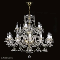 Большая хрустальная люстра ArtGlass ANDREA XVIII. FULL CUT ST CE