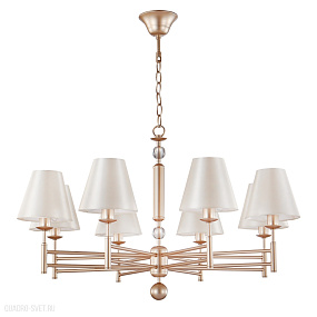 Подвесная люстра Crystal Lux FLAVIO SP8 GOLD