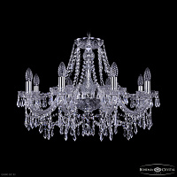 Хрустальная подвесная люстра Bohemia IVELE Crystal 1403/8/240 Ni