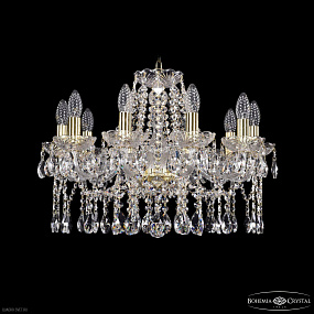 Хрустальная подвесная люстра Bohemia IVELE Crystal 1413/10/200 G