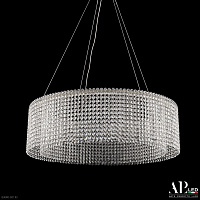 Хрустальная подвесная светодиодная люстра APL LED Sicilia SH02.73.A.Ni.4000