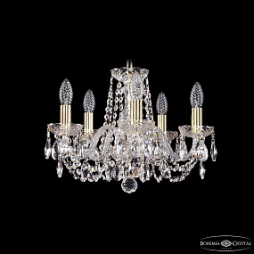 Хрустальная подвесная люстра Bohemia IVELE Crystal 1402/5/141/G