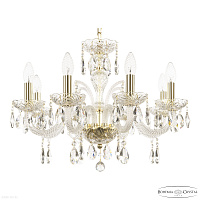 Хрустальная подвесная люстра Bohemia IVELE Crystal 118/8/195 G