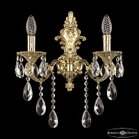 Бра с хрусталем Bohemia Ivele Crystal Verona 7201B14/2/175 B G