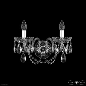 Бра хрустальное Bohemia IVELE Crystal 1402B/2/160/XL Ni