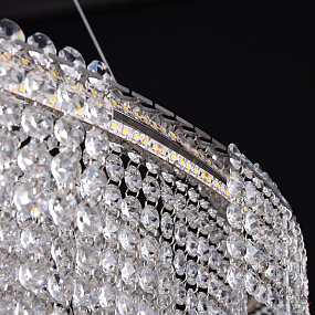 Большая хрустальная светодиодная люстра APL LED Sicilia SH13.100.C.Ni.4000