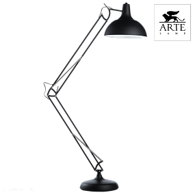 Торшер Arte Lamp GOLIATH A2487PN-1BK