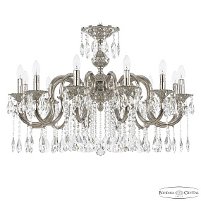 Подвесная хрустальная люстра Bohemia Ivele Crystal Verona 72203/12/300 A Ni