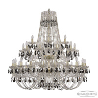 Большая хрустальная люстра Bohemia IVELE Crystal 1406/20+10+5/400/2d G K731
