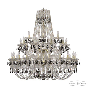Большая хрустальная люстра Bohemia IVELE Crystal 1406/20+10+5/400/2d G K731