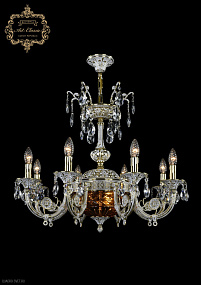 Хрустальная подвесная люстра Bohemia Art Classic 31.12.8.KR175SP.250IT.GW.Sp.Amber.1D