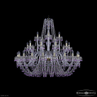 Большая хрустальная люстра Bohemia IVELE Crystal 1410/20+10+5/460 G V7010