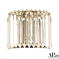 Бра хрустальное светодиодное APL LED Sicilia SH500.B7.25-20.A.Gd.3000